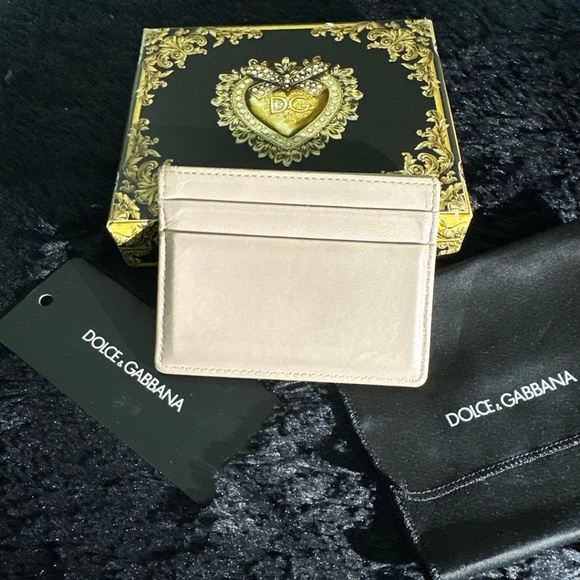 Dolce & Gabanna Pink Devotion Card Holder Wallet - Picture 3 of 7